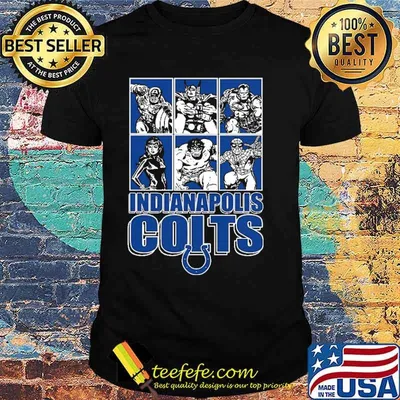 Indianapolis Colts Disney Marvel Avengers Line-Up shirt