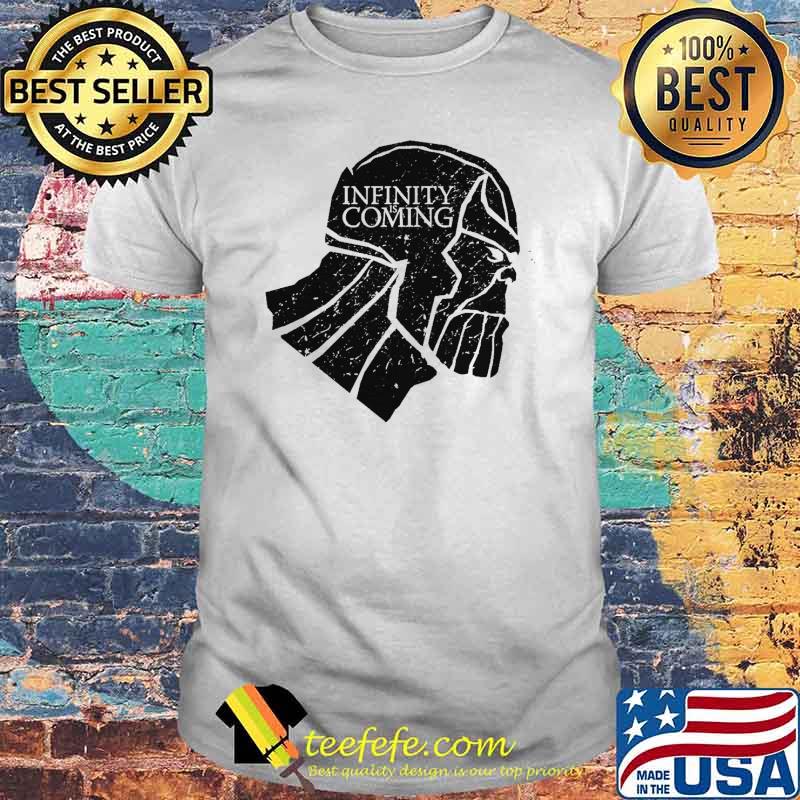 Infinity is coming head avengers shirt