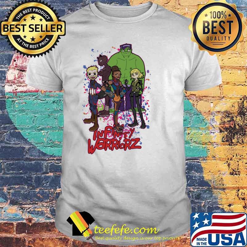 Infinity warriorz captain american watercolor shirt