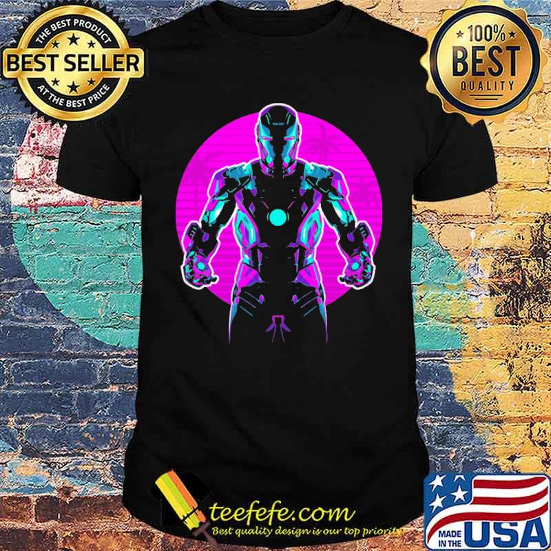 Iron man heroes retro shirt