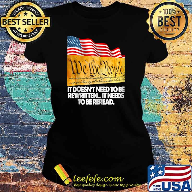 It Doesn't Need To Be Rewritten It Needs To Be Reread Zip Hoodie Ladies tee It Doesn't Need To Be Rewritten It Needs To Be Reread Zip Hoodie Ladies tee