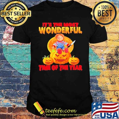 It’s the most wonderful time of the year Chucky Pumpkins Halloween shirt