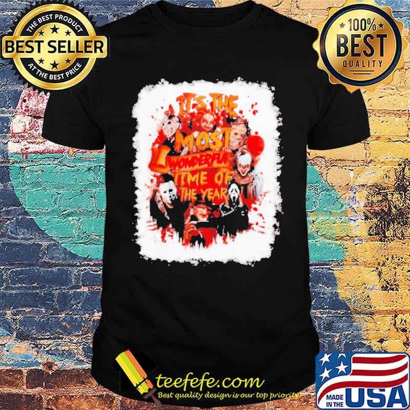 It’s the most wonderful time of the year horror Halloween shirt