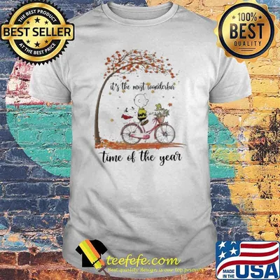 It’s The Most Wonderful Time Of The Year Snoopy And Charlie Brown And Woodstock Happy Halloween Shirt