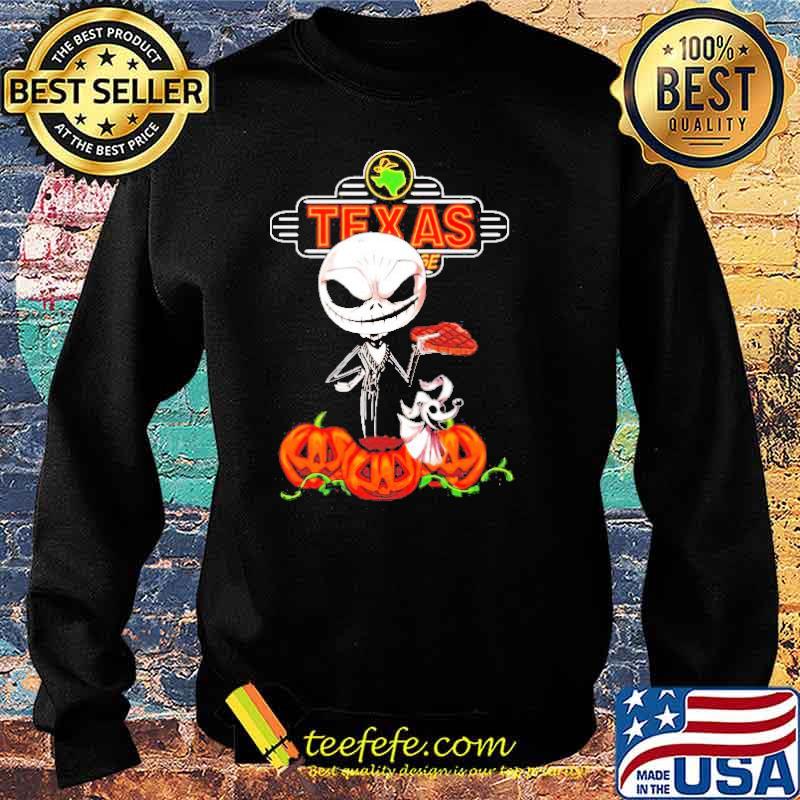 Jack Skellington Texas Roadhouse Halloween Shirt Sweater Jack Skellington Texas Roadhouse Halloween Shirt Sweater