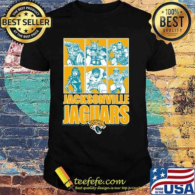 Jacksonville Jaguars Disney Marvel Avengers Line-Up shirt