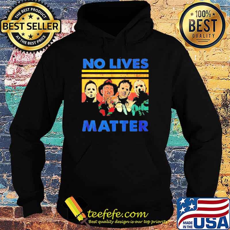 Jason Voorhees And Michael Myers Freddy Krueger no loves matter s Hoodie Jason Voorhees And Michael Myers Freddy Krueger no loves matter s Hoodie