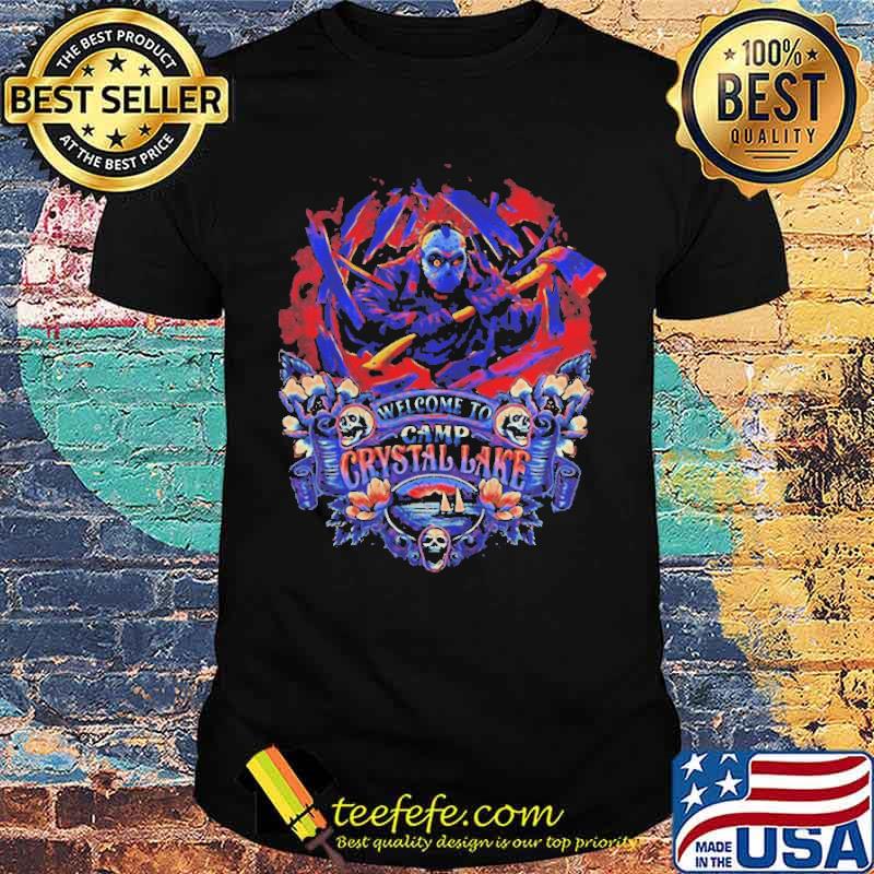 Jason Voorhees welcome camp crystal lake Halloween shirt