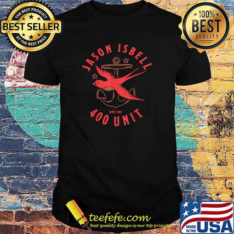 Jasons Isbell and the 400 unit Bird Cap Logo T-Shirt Jasons Isbell and the 400 unit Bird Cap Logo T-Shirt