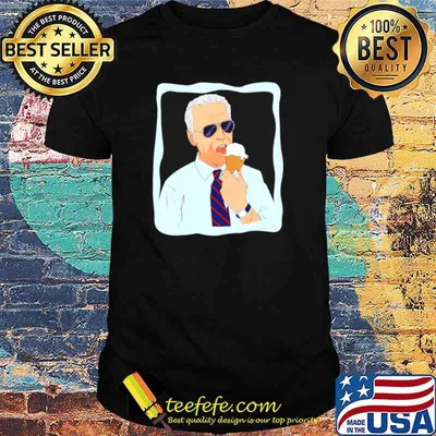 Joe Biden eating ice cream shirt