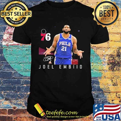 Joel Embiid Philadelphia 76ers Signature shirt