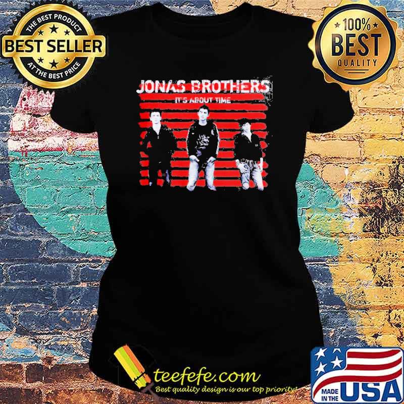 Jonas Brothers it’s about time album s Ladies tee Jonas Brothers it’s about time album s Ladies tee