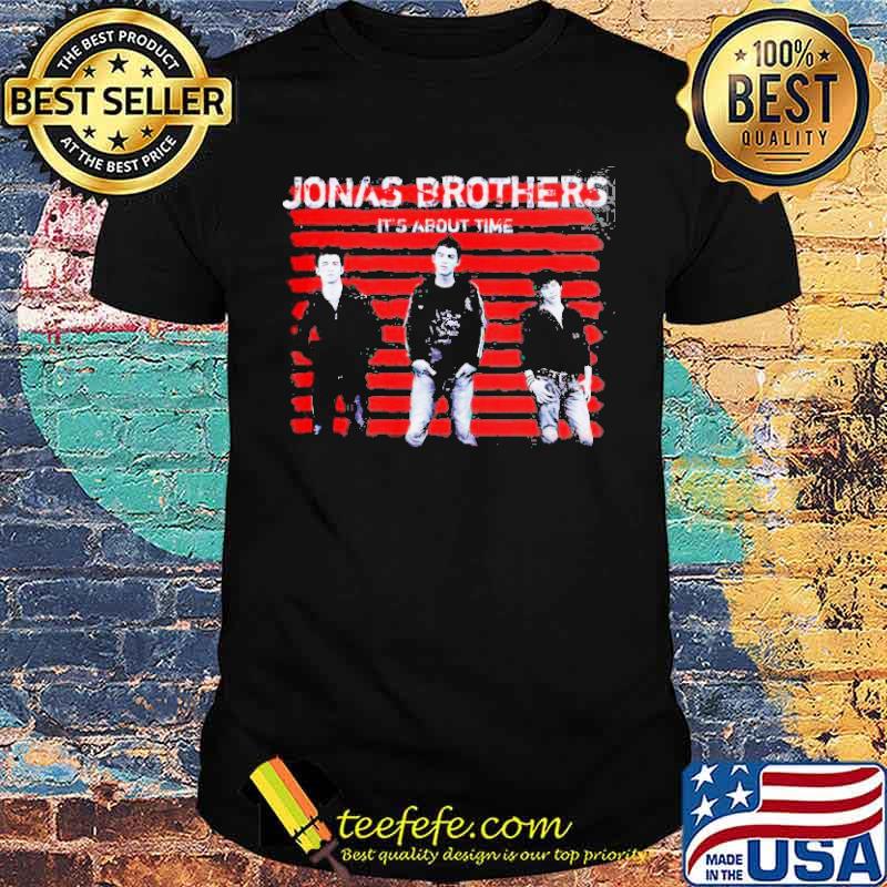 Jonas Brothers it’s about time album shirt