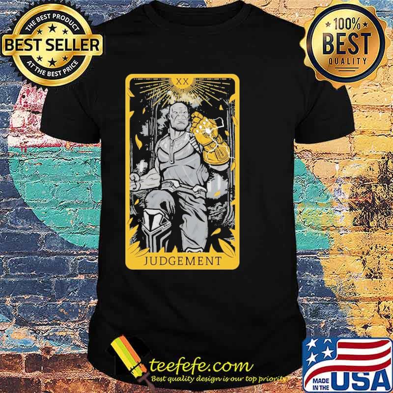 Judgement Thanos Infinity Gauntlet tarot card shirt