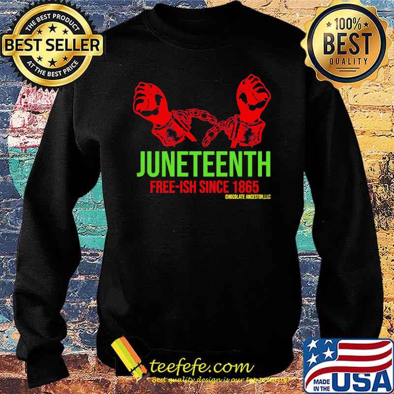 juneteenth-free-ish-since-1865-chocolate-ancestor-shirt-Sweater.jpg