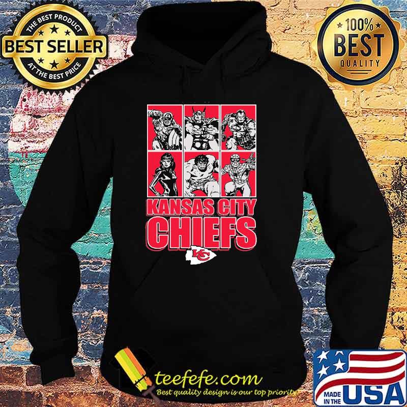 Kansas City Chiefs Disney Marvel Avengers Line-Up s Hoodie Kansas City Chiefs Disney Marvel Avengers Line-Up s Hoodie