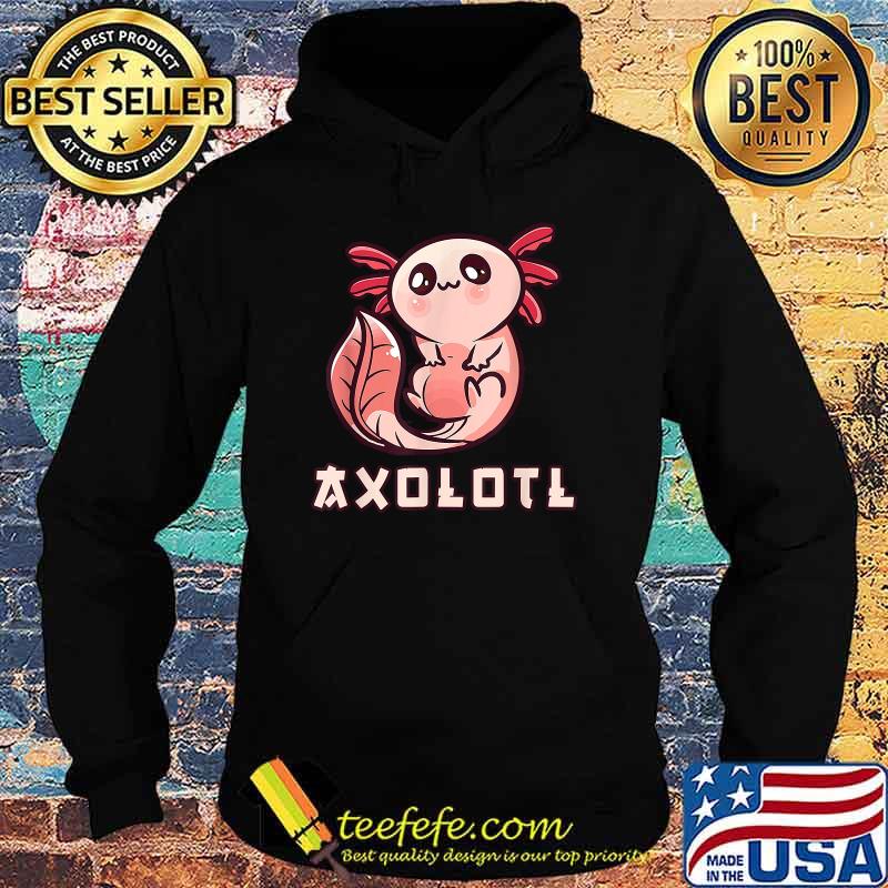 Kawaii Axolotl Cute Japanese Animal T-Shirt Hoodie Kawaii Axolotl Cute Japanese Animal T-Shirt Hoodie