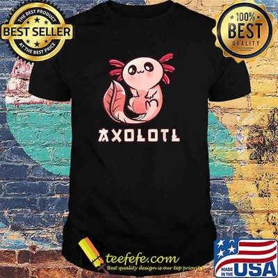 Kawaii Axolotl Cute Japanese Animal T-Shirt