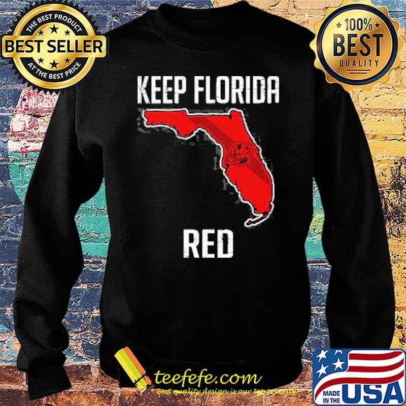 KEEP FLORIDA RED STATE FLAG s Sweater KEEP FLORIDA RED STATE FLAG s Sweater