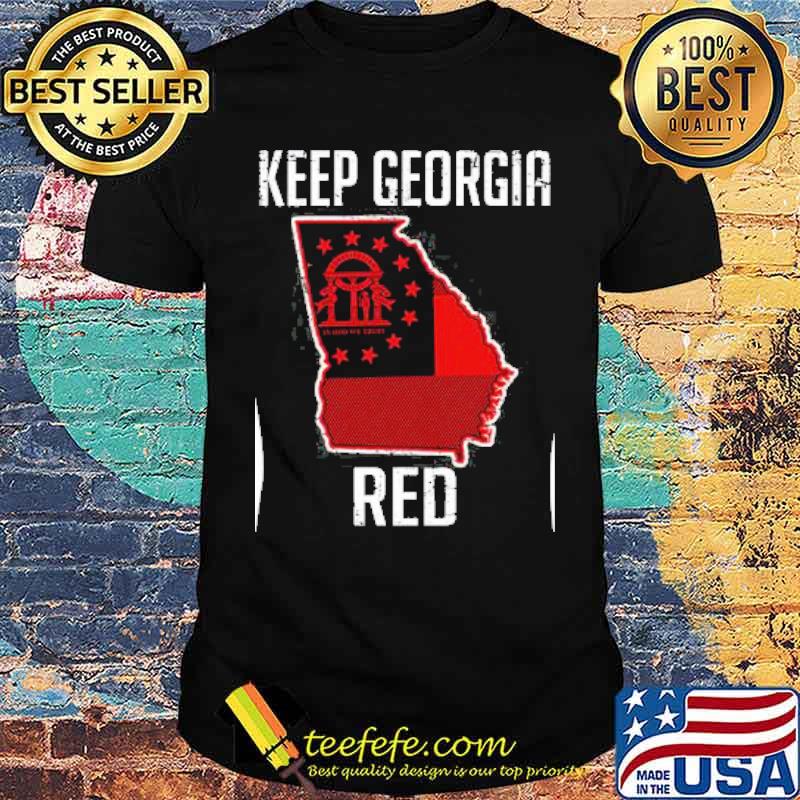 KEEP GA RED STATE FLAG shirt