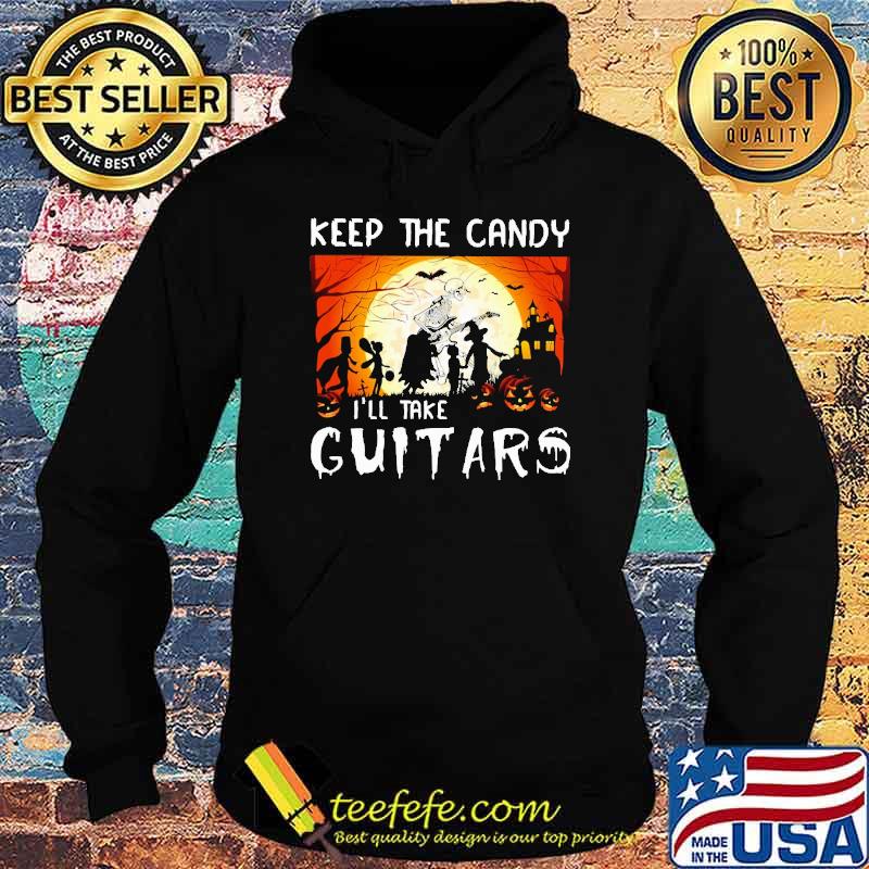 Keep the candy i'll take guitars blood moon skull play guitar s Hoodie Keep the candy i'll take guitars blood moon skull play guitar s Hoodie
