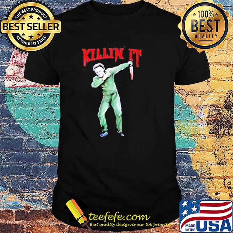 Killin’ it Michael Myers dabbing Halloween shirt