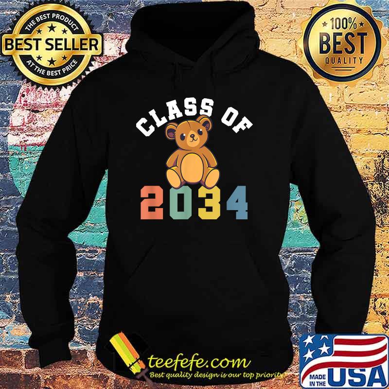 Kindergarten 2021 Class Of 2034 Teddy Bear T-Shirt Hoodie Kindergarten 2021 Class Of 2034 Teddy Bear T-Shirt Hoodie