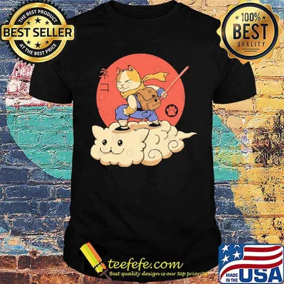 Kitten Cloud Cat Japanese Shirt