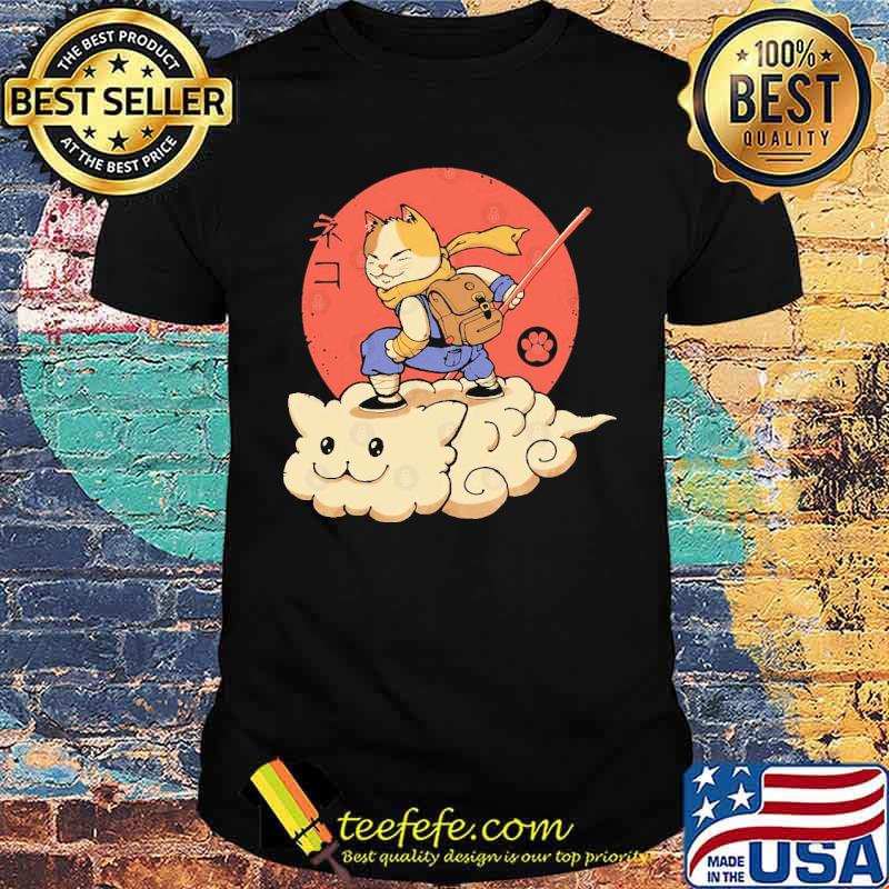 Kitten Cloud Cat Japanese Shirt
