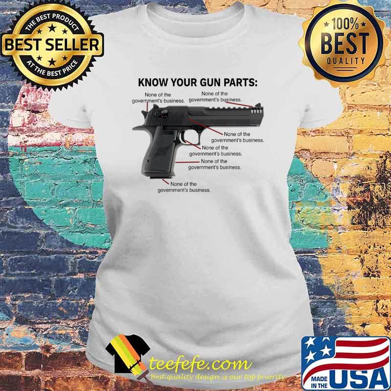 Know your gun parts s Laides tee Know your gun parts s Laides tee