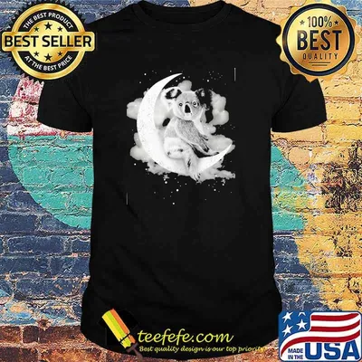 Koala Sit On The Moon Shirt