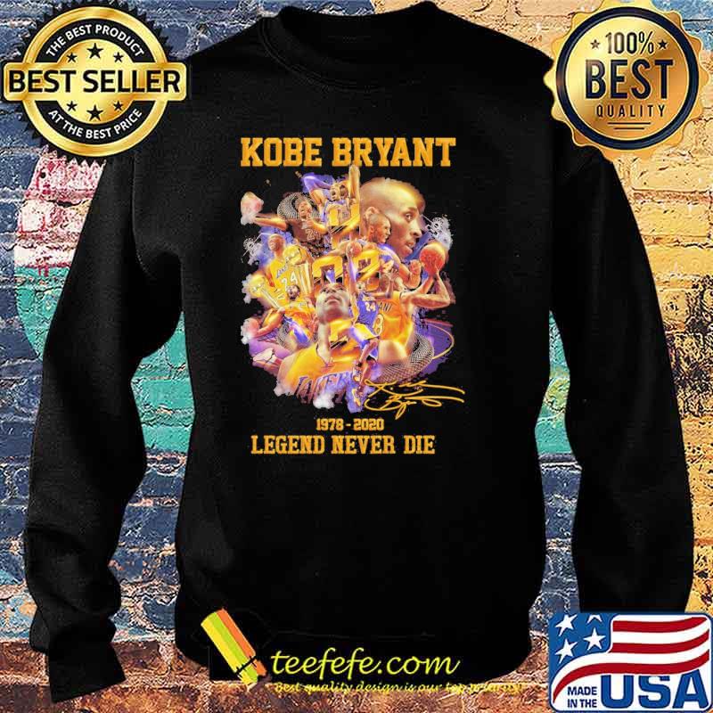 Kobe bryant 1978 2020 legend never die signatures s Sweater Kobe bryant 1978 2020 legend never die signatures s Sweater