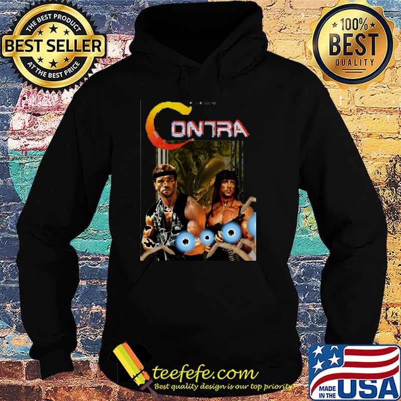 Konami Contra Shirt Hoodie Konami Contra Shirt Hoodie