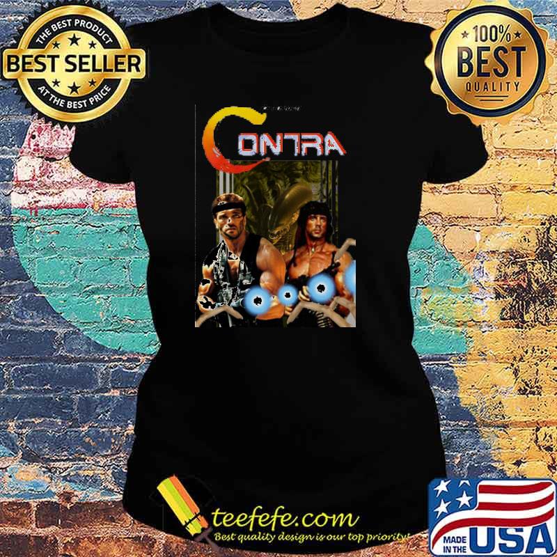 Konami Contra Shirt Ladies tee Konami Contra Shirt Ladies tee