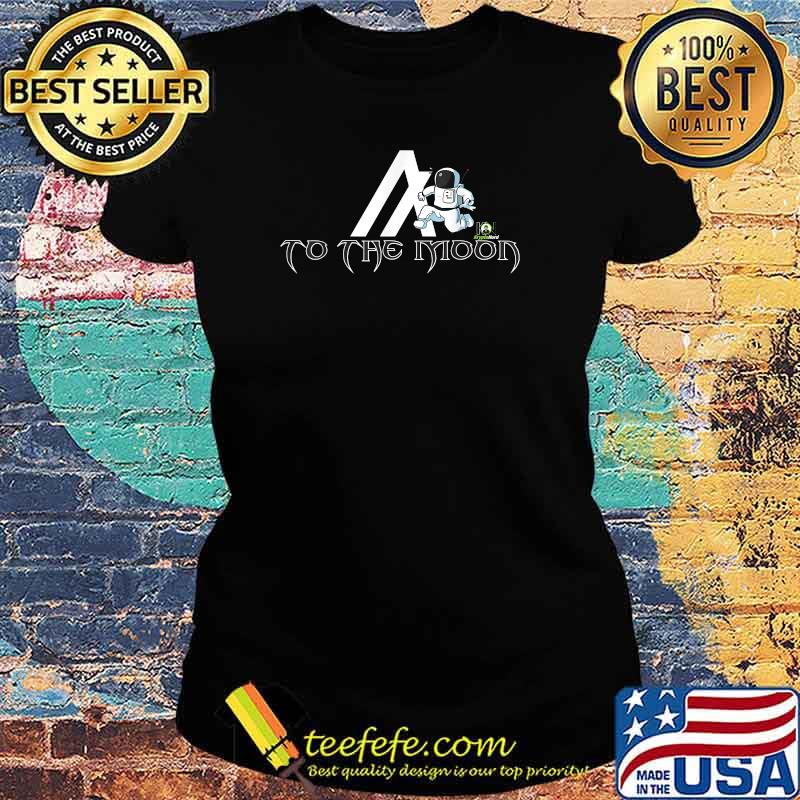 KryptoNurd - Algorand to the moon T-Shirt Ladies tee KryptoNurd - Algorand to the moon T-Shirt Ladies tee