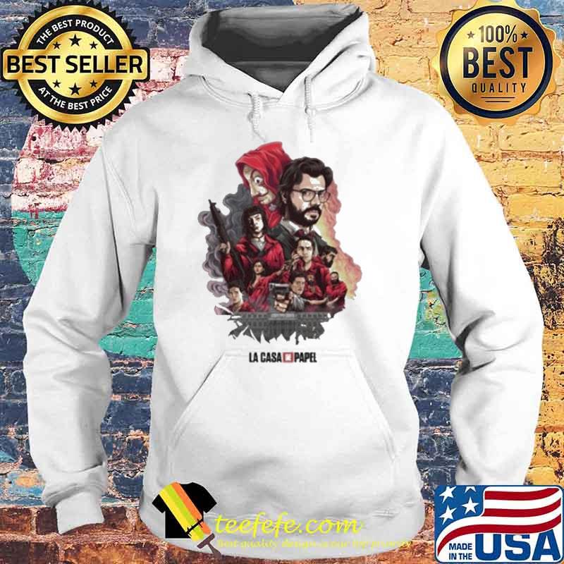 La Gasa De Papel Shirt Hoodie La Gasa De Papel Shirt Hoodie