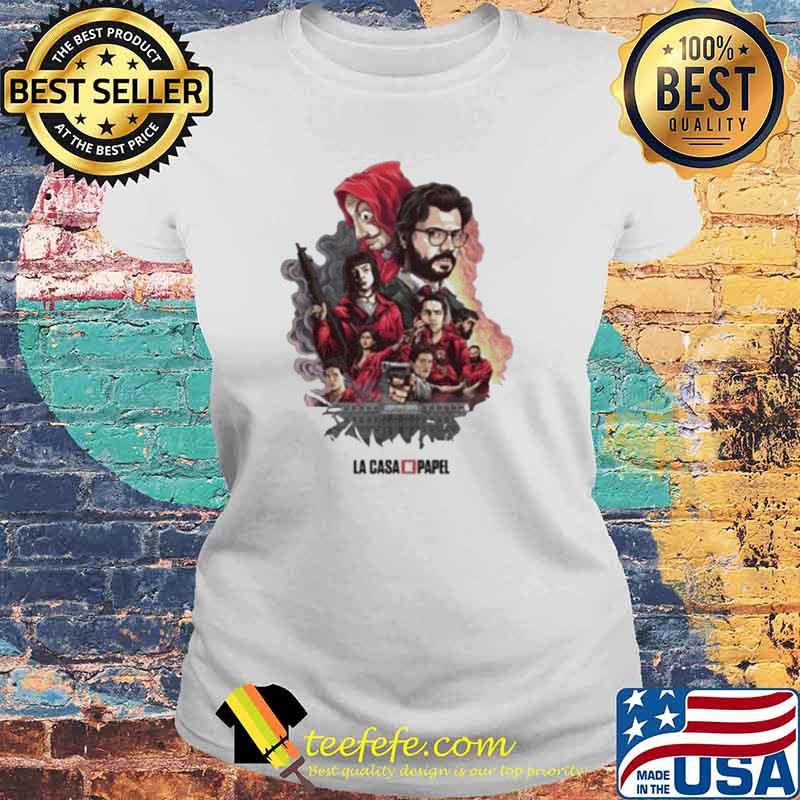 La Gasa De Papel Shirt Laides tee La Gasa De Papel Shirt Laides tee