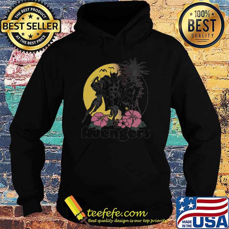 Ladies Tropical Avengers Flower Shirt Hoodie Ladies Tropical Avengers Flower Shirt Hoodie