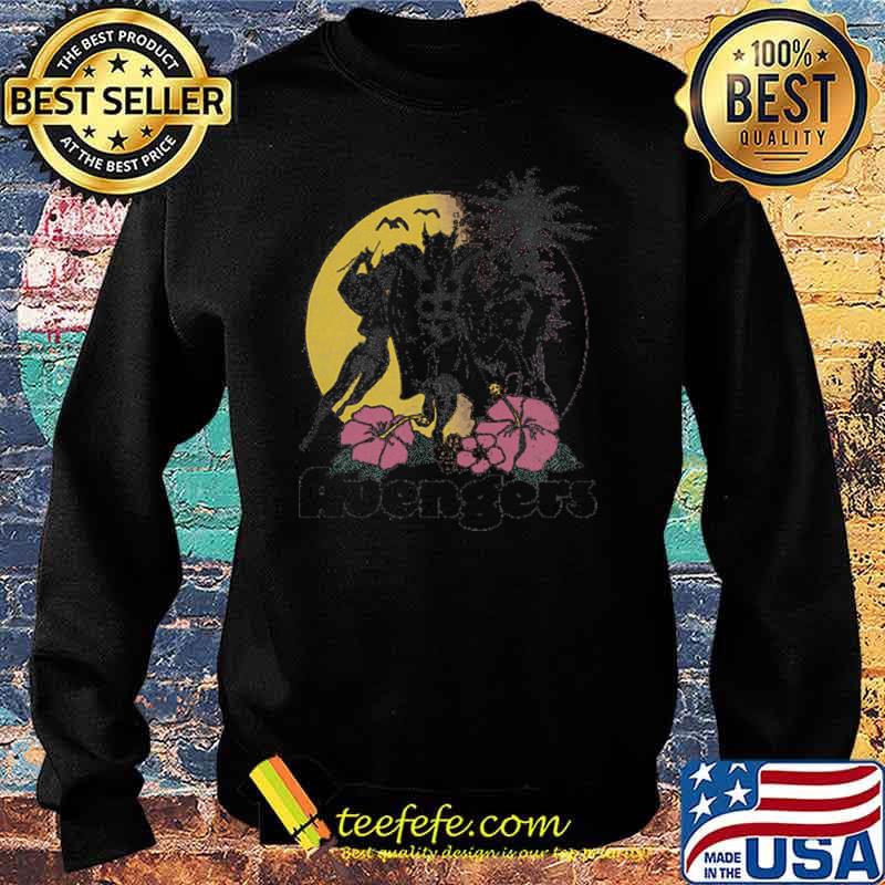 Ladies Tropical Avengers Flower Shirt Sweater Ladies Tropical Avengers Flower Shirt Sweater