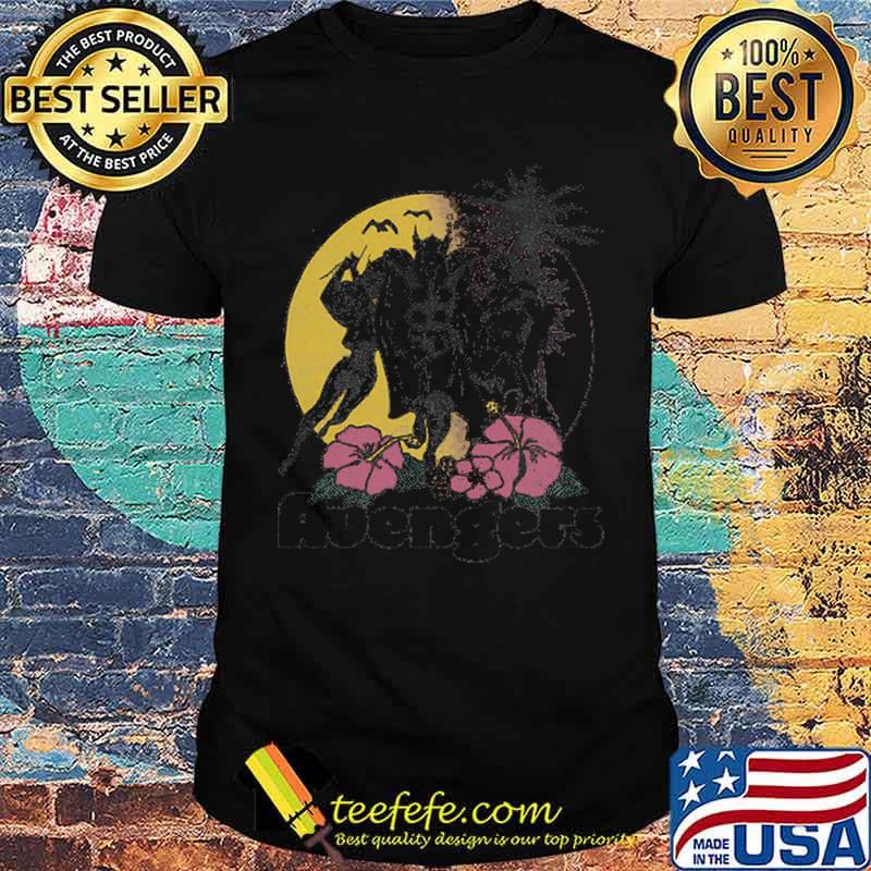 Ladies Tropical Avengers Flower Shirt Ladies Tropical Avengers Flower Shirt