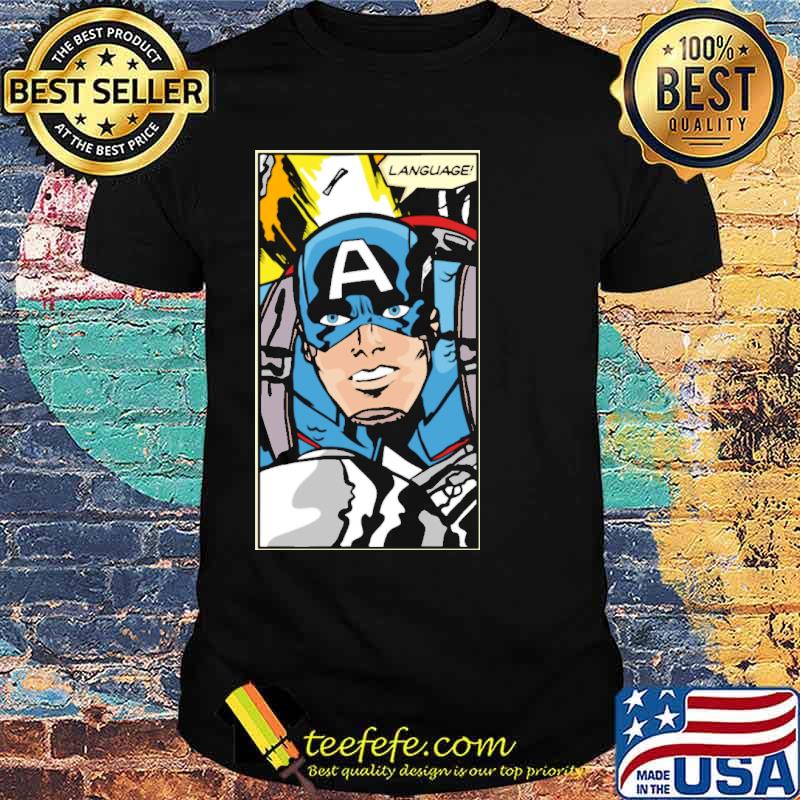 Language captain american shirt