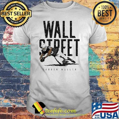 Las Vegas Raiders Darren Waller wall street shirt