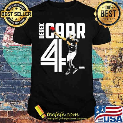 Las Vegas Raiders Derek Carr #4 inline Shirt