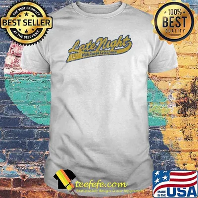 Late Night With David Letterman shirt