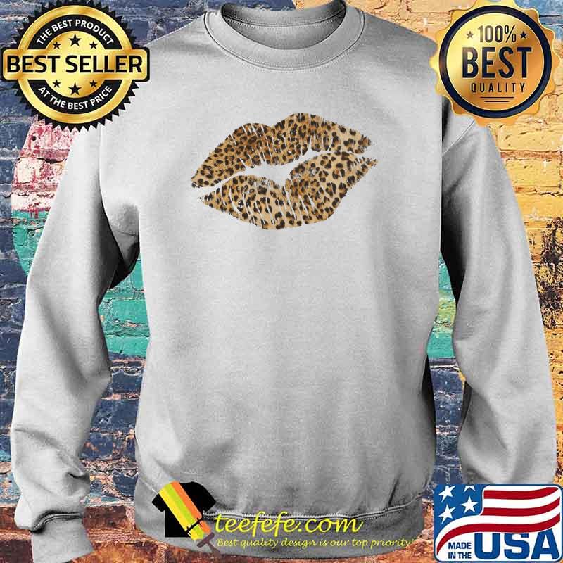 Leopard Lips Shirt Sweater Leopard Lips Shirt Sweater