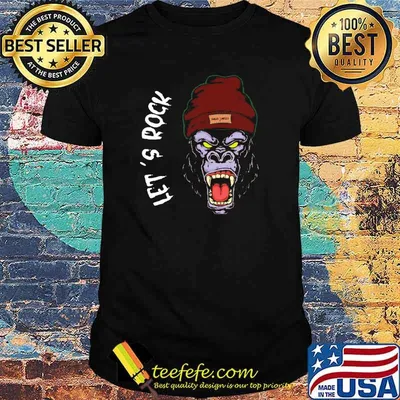 Let's rock monkey Halloween shirt