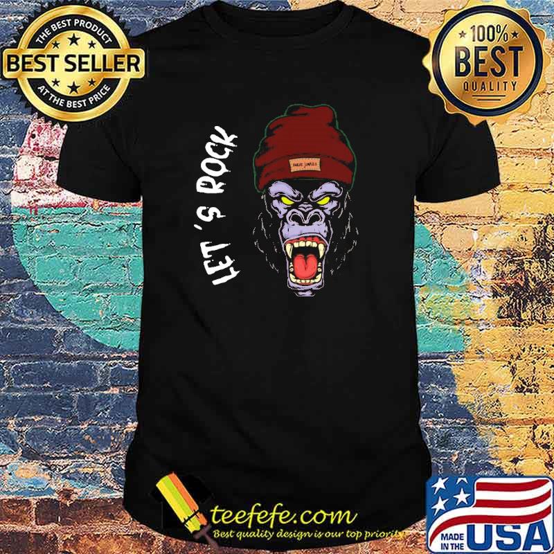 Let's rock monkey Halloween shirt