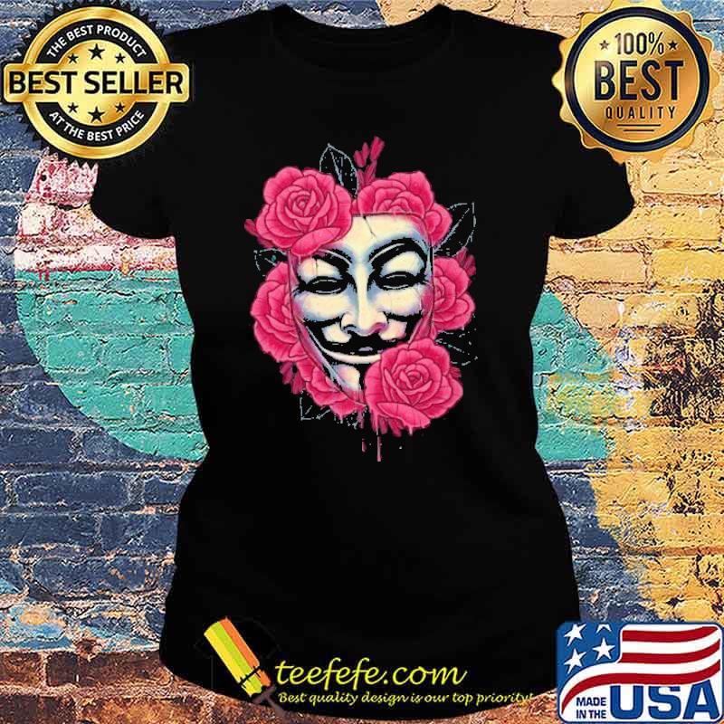 Let The Revolution Bloom Face Mask Horroo Shirt Ladies tee Let The Revolution Bloom Face Mask Horroo Shirt Ladies tee