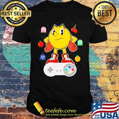 Lever pac-man video game gamer shirt