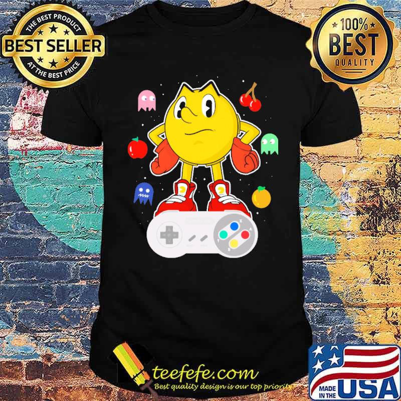 Lever pac-man video game gamer shirt